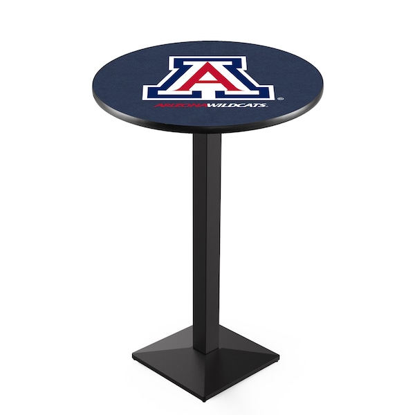 36" Blk Wrinkle Arizona Pub Table
